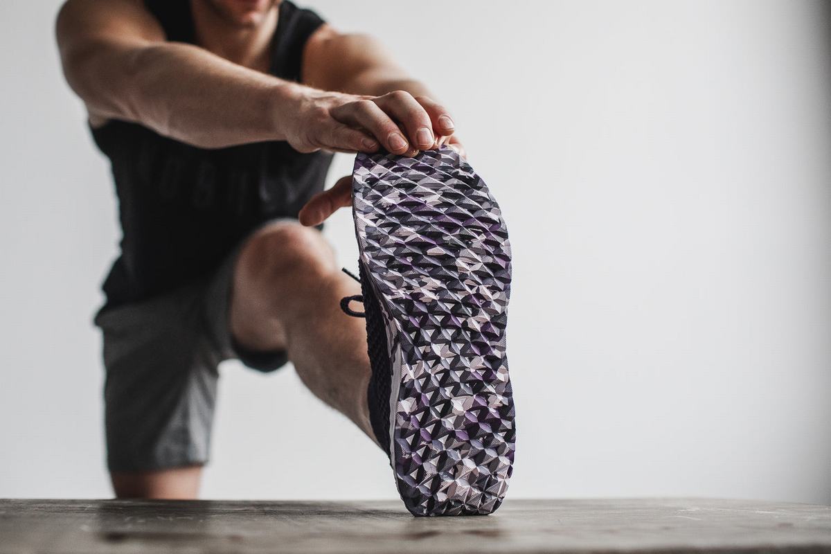 Nobull Knit Runner Men's Running Shoes Dark Purple | Australia (TW7351)